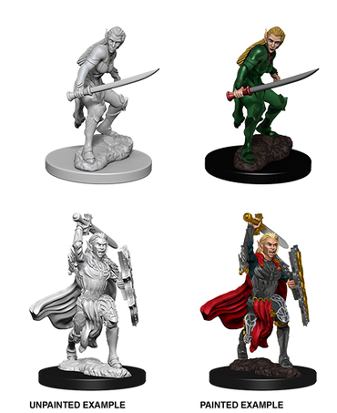 Nolzur's Marvelous Miniatures W6 Elf Fighter