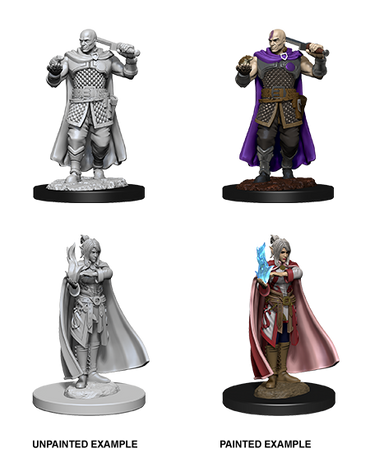 Nolzur's Marvelous Miniatures W8 Human Ranger & Moon Elf Sorcerer