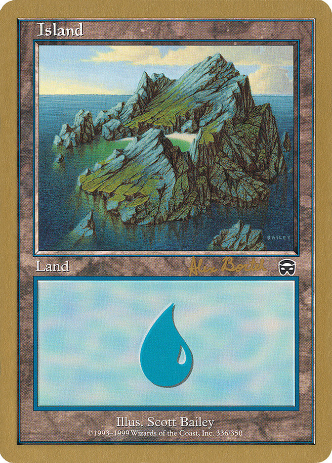 Island (ab336) (Alex Borteh) [World Championship Decks 2001] | Pandora's Boox