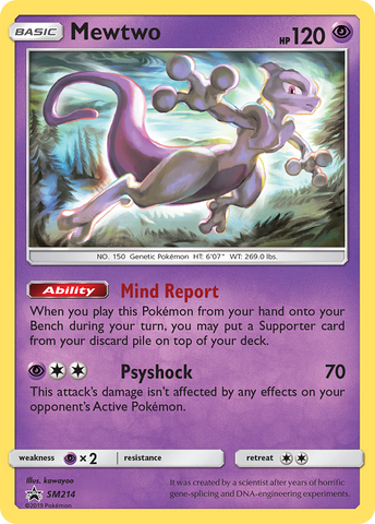 Mewtwo (SM214) [Sun & Moon: Black Star Promos]