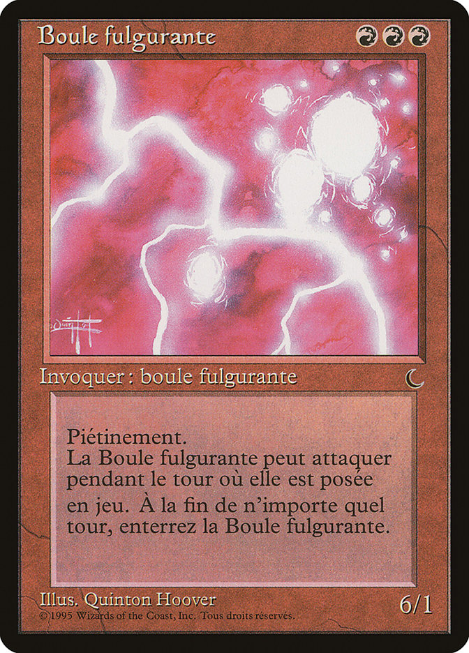 Ball Lightning (French) - "Boule fulgurante" [Renaissance] | Pandora's Boox