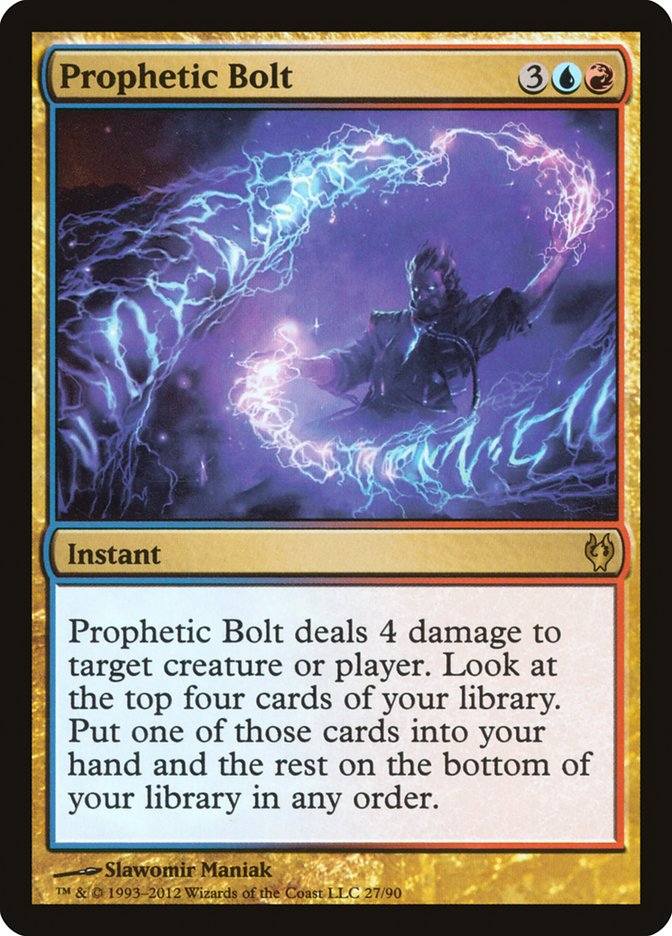 Prophetic Bolt [Duel Decks: Izzet vs. Golgari] | Pandora's Boox