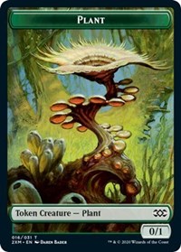 Plant // Treasure Double-Sided Token [Double Masters Tokens] | Pandora's Boox