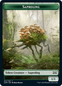 Saproling // Servo Double-Sided Token [Double Masters Tokens] | Pandora's Boox