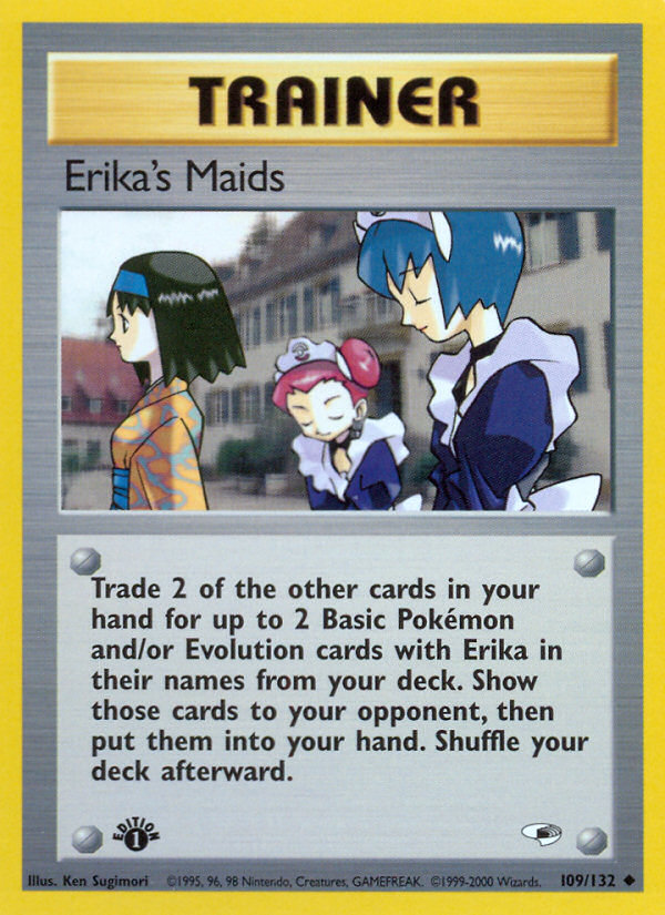 Erika's Maids (109/132) [Gym Heroes 1st Edition] | Pandora's Boox