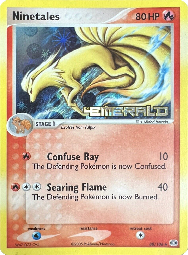 Ninetales (38/106) (Stamped) [EX: Emerald]