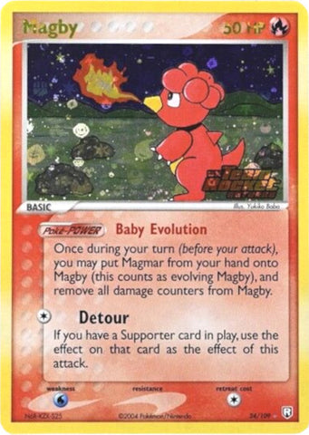 Magby (24/109) (Stamped) [EX: Team Rocket Returns]