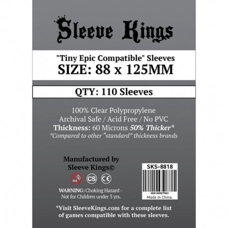 Sleeve Kings: Tiny Epic compatible Sleeves