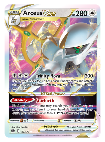 Arceus VSTAR (123/172) [Sword & Shield: Brilliant Stars]