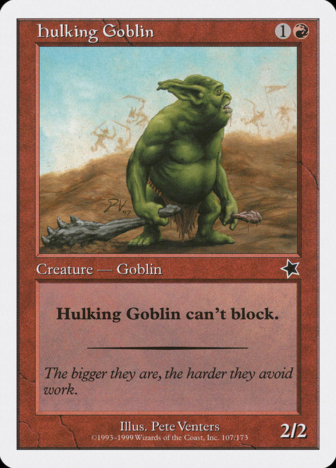 Hulking Goblin [Starter 1999] | Pandora's Boox