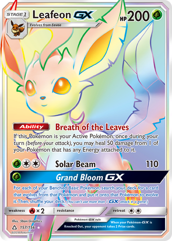 Leafeon GX (157/156) [Sun & Moon: Ultra Prism]