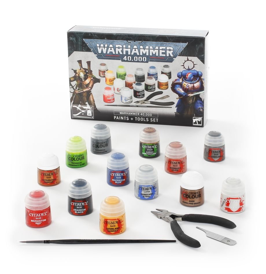 Warhammer 40K Paints and Tools Set