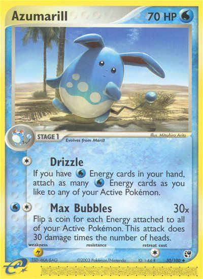 Azumarill (30/100) [EX: Sandstorm]