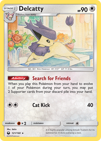 Delcatty (121/168) [Sun & Moon: Celestial Storm]