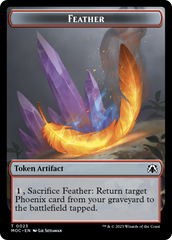 Feather // Servo Double-Sided Token [March of the Machine Commander Tokens] | Pandora's Boox