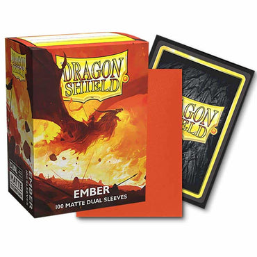 Dragon Shield Dual Matte Sleeves: 100 count, Ember