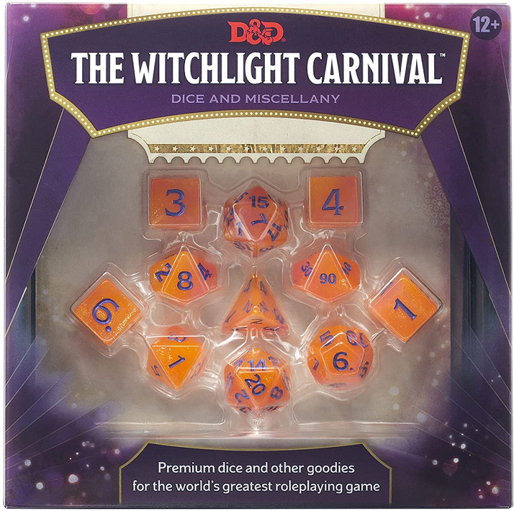 The Witchlight Carnival Dice set