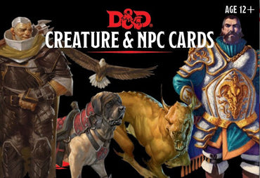 D&D Creature  & NPC spellbook cards