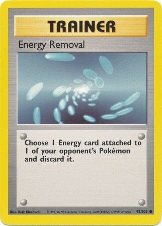 Energy Removal (92/102) [Base Set Unlimited] | Pandora's Boox