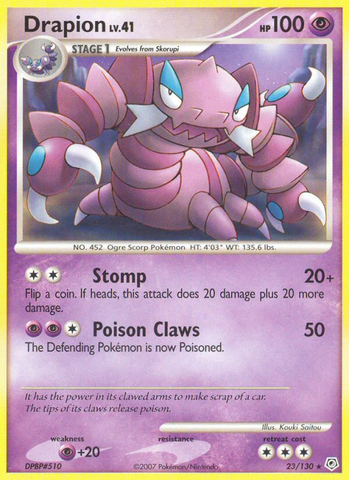 Drapion (23/130) [Diamond & Pearl: Base Set]