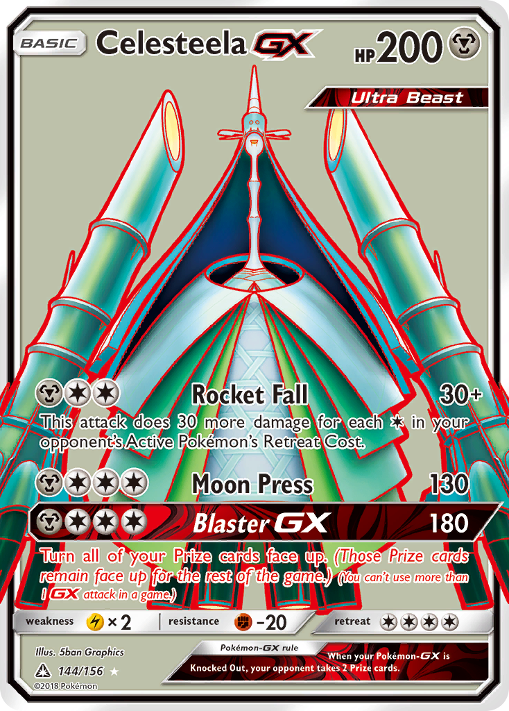 Celesteela GX (144/156) [Sun & Moon: Ultra Prism] | Pandora's Boox