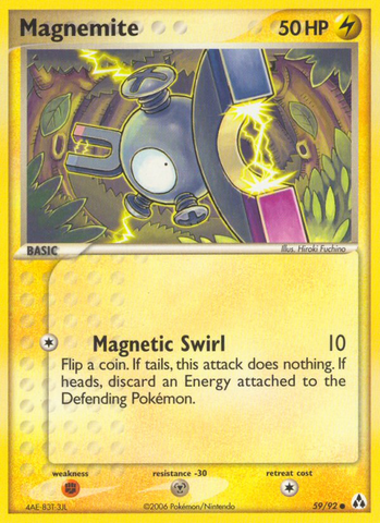 Magnemite (59/92) [EX: Legend Maker]