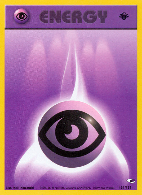 Psychic Energy (131/132) [Gym Heroes 1st Edition] | Pandora's Boox