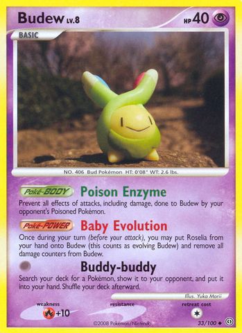 Budew (33/100) [Diamond & Pearl: Stormfront]