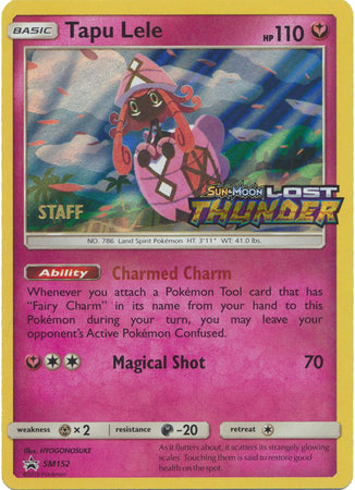 Tapu Lele (SM152) (Staff Prerelease Promo) [Sun & Moon: Black Star Promos]