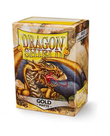 Dragon Shield Matte (100 pk) Gold 