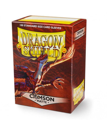 Dragon Shield Matte (100 pk) Crimson 