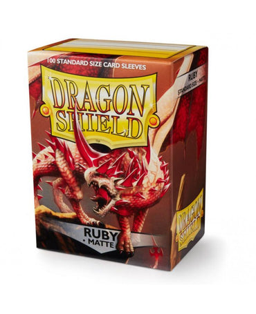 Dragon Shield Matte (100 pk) Ruby 