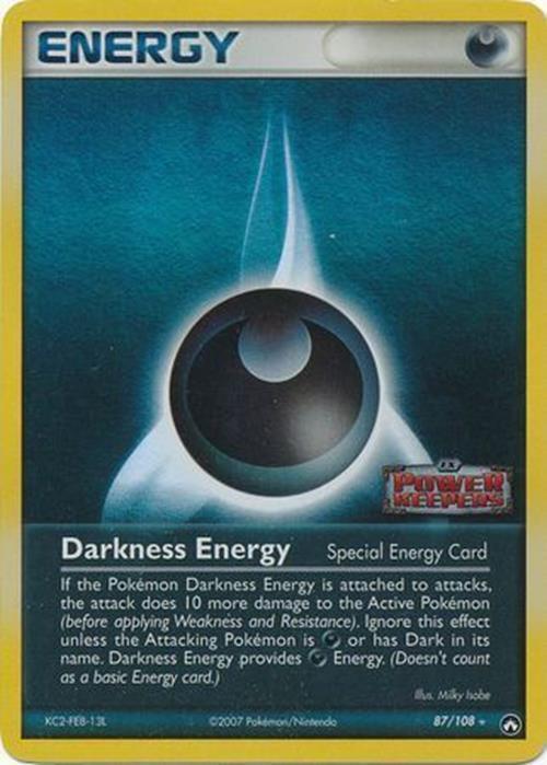 Darkness Energy (87/108) (Stamped) [EX: Power Keepers] | Pandora's Boox