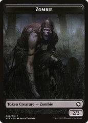 Servo // Zombie Double-Sided Token [Dungeons & Dragons: Adventures in the Forgotten Realms Commander Tokens] | Pandora's Boox