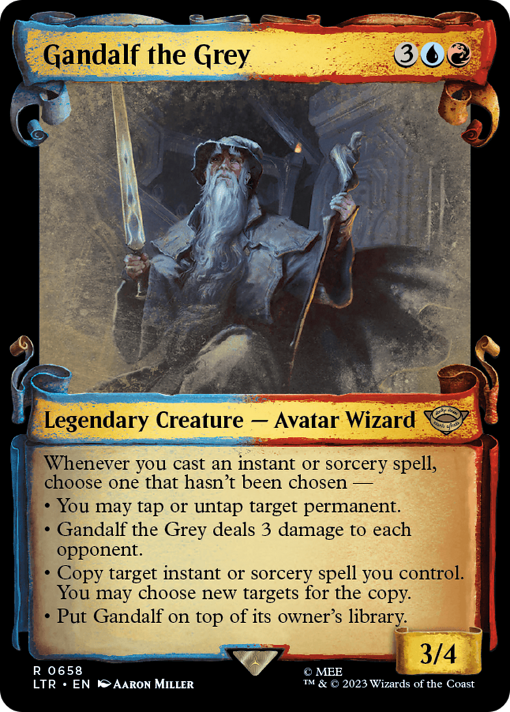 Gandalf the Grey [The Lord of the Rings: Tales of Middle-Earth Showcase Scrolls] | Pandora's Boox
