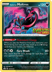 Galarian Moltres (SWSH125) (Prerelease Promo) [Sword & Shield: Black Star Promos]