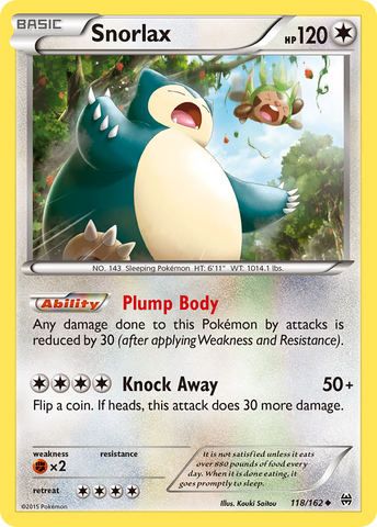 Snorlax (118/162) [XY: BREAKthrough]