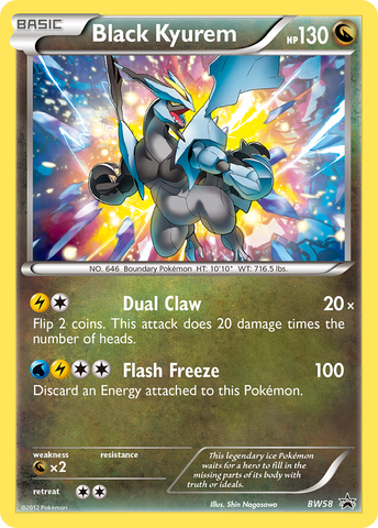 Black Kyurem (BW58) [Black & White: Black Star Promos]