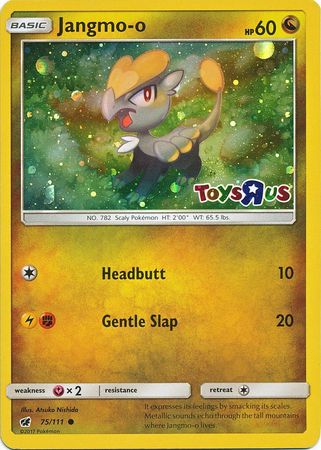 Jangmo o (75/111) (Toys R Us Promo) [Sun & Moon: Crimson Invasion]