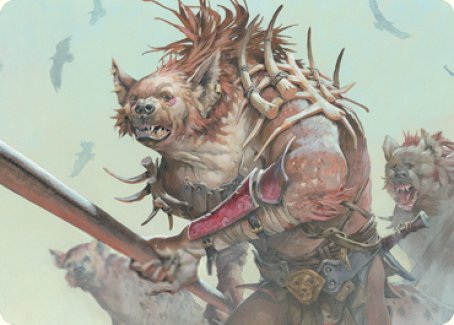 Gnoll Art Card [Dungeons & Dragons: Adventures in the Forgotten Realms Art Series] | Pandora's Boox