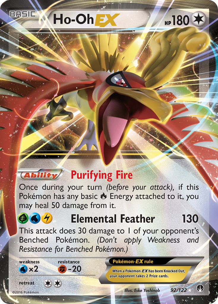 Ho-Oh EX (92/122) [XY: BREAKpoint] | Pandora's Boox