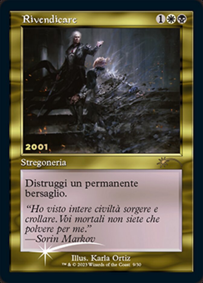 Rivendicare (Vindicate) [30th Anniversary Promos]