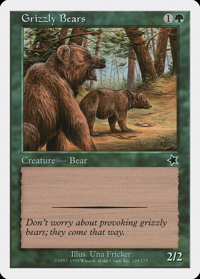 Grizzly Bears [Starter 1999] | Pandora's Boox