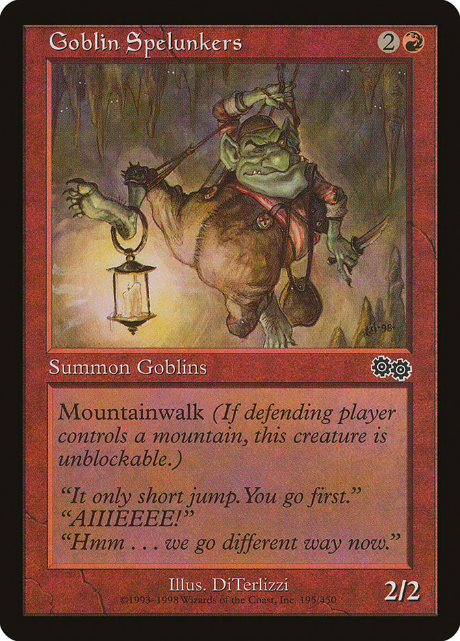 Goblin Spelunkers [Urza's Saga] | Pandora's Boox