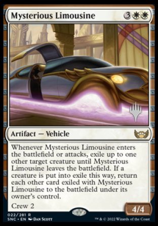 Mysterious Limousine (Promo Pack) [Streets of New Capenna Promos] | Pandora's Boox