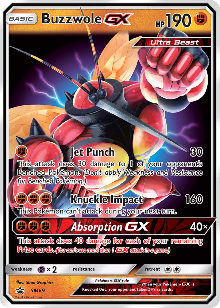 Buzzwole GX (SM69) [Sun & Moon: Black Star Promos]