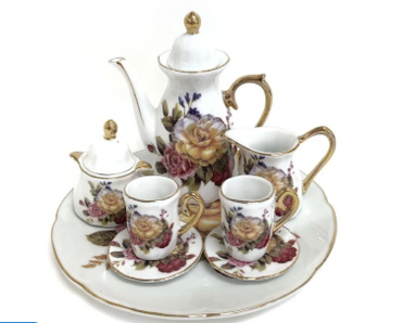 Mini Tea set: Carnations