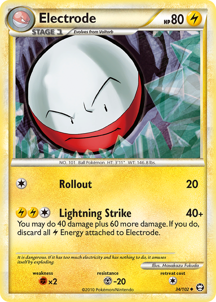 Electrode (34/102) [HeartGold & SoulSilver: Triumphant]