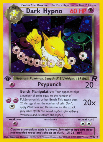 Dark Hypno (9/82) [Team Rocket 1st Edition]