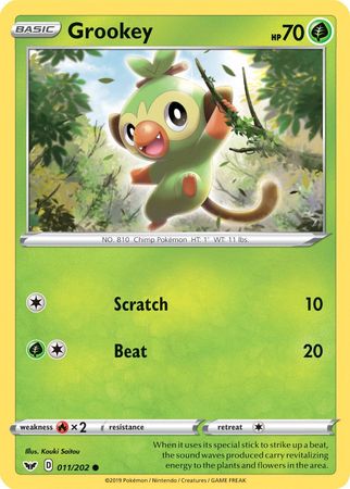 Grookey (011/202) (Premium Collection) [Sword & Shield: Base Set]